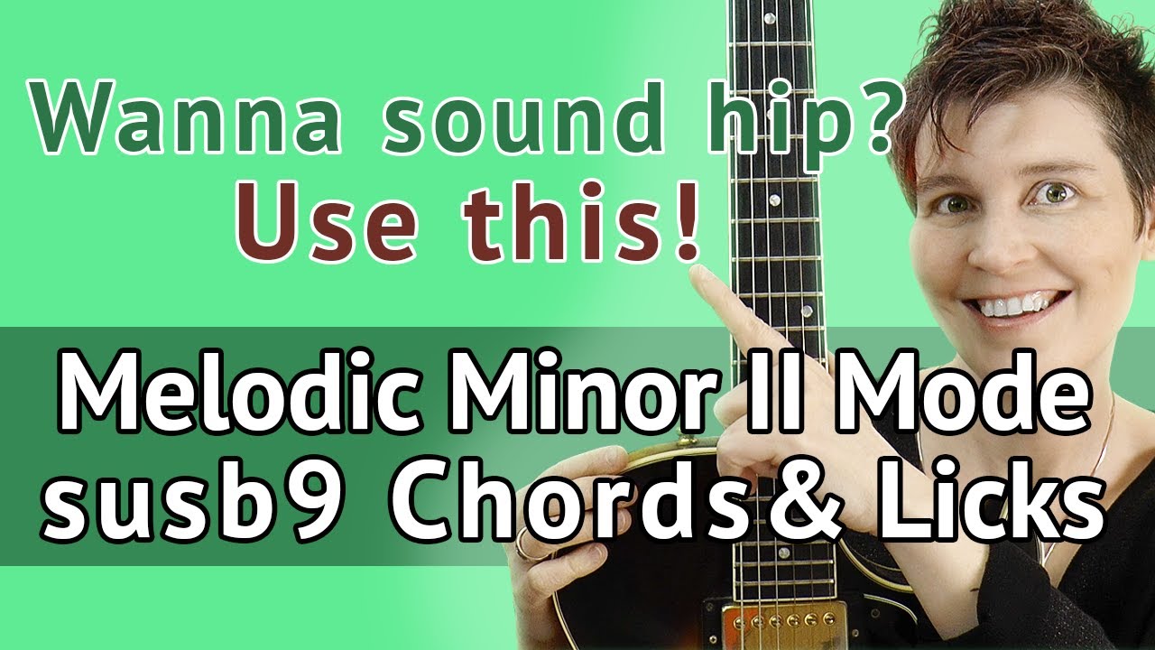 Sus b9 Chords & Licks | Melodic Minor II Mode explained I Dorian b2 Mode guitar scale & Chords