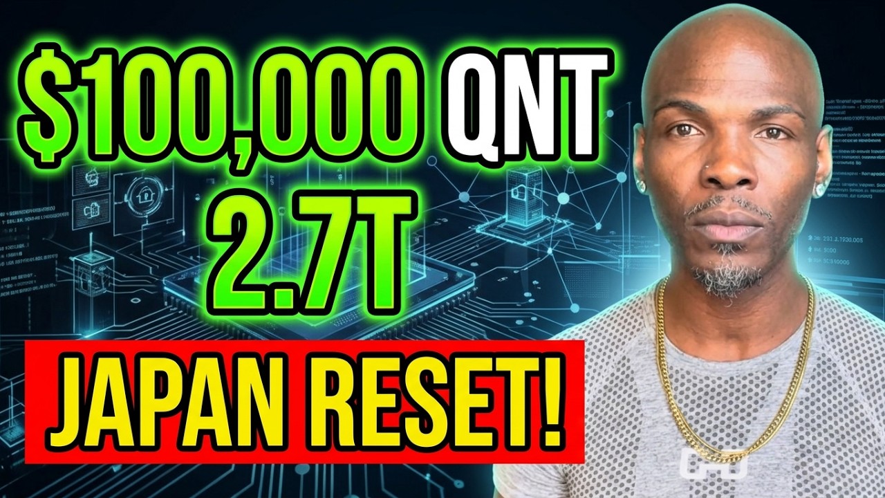 🚨100K QNT: Финансовая перезагрузка Японии! Quant, Canton и MUFG создают инфраструктуру на триллио...