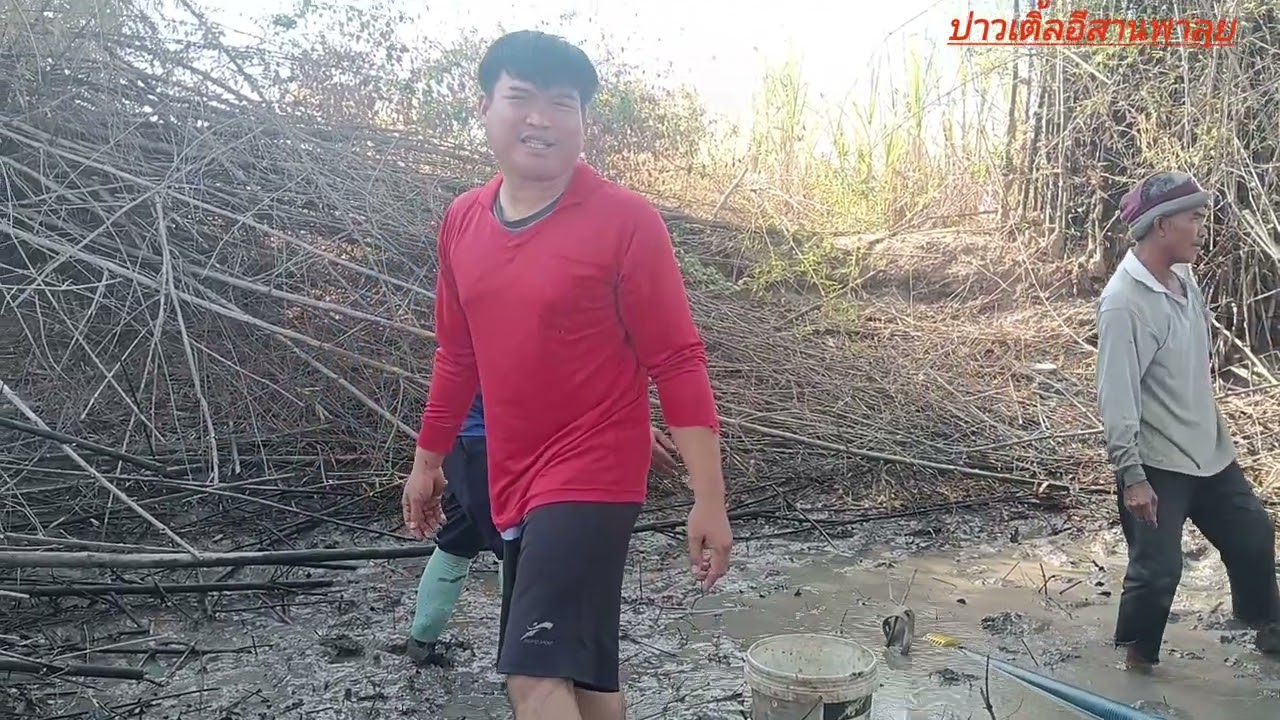 EP.18 พาทุกคนไปสูบสระลองดูวาจะมีปลาไมไปลุ้นกันครับ@บ่าวเติ้ลอีสานพาลุย#บ่าวเติ้ลอีสานพาลุย #สูบปลา 