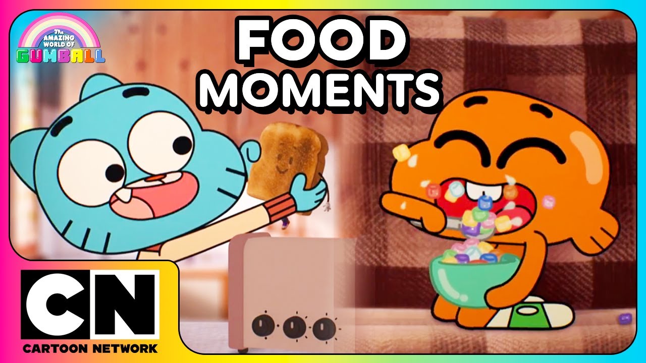 🍞🥣 TOP 3 Wild Food Moments In Gumball 🥣 🍞 | The Amazing World Of Gumball | Cartoon Network Asia