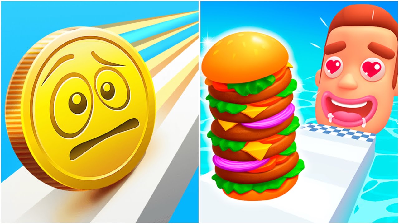 Coin Rush 🔥 VS  Sandwich Runner  🔥MAX LEVELS UNLOCKED! Latest Update❤️‍🔥🤩
