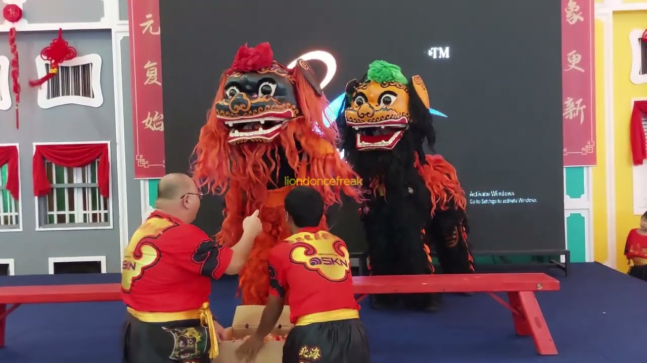 Pre-CNY 2024 - Northern Lion Dance by 北海龍昆体育会 Loong Kuan at Prangin Mall
