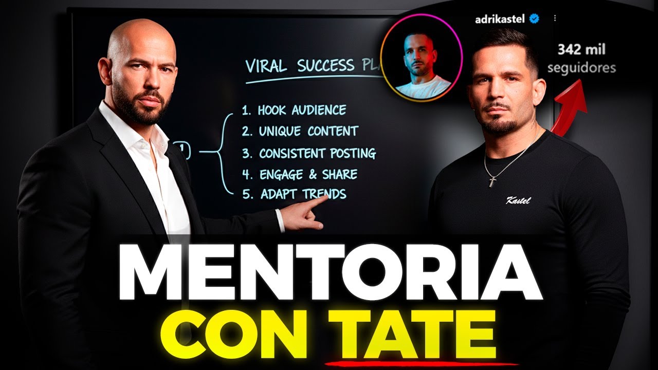 Aprend&iacute; a ser VIRAL de Andrew Tate (Pagu&eacute; $12.000)