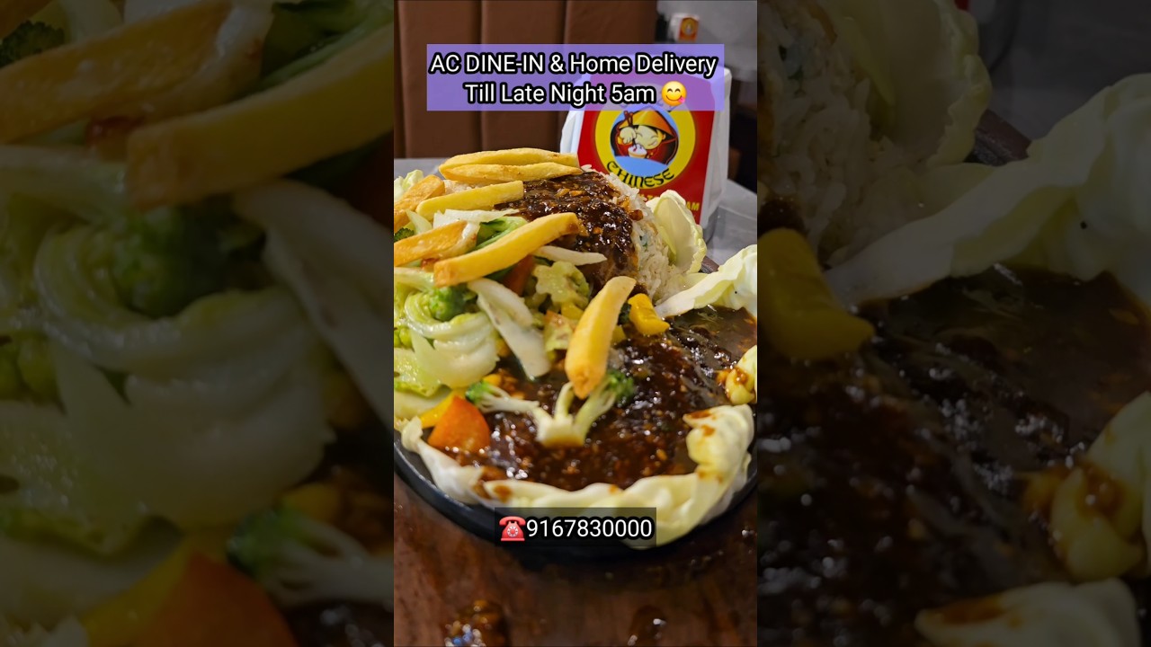 Tasty,Yummy Seafood,Chinese Food,Sizzlers & More at Viral Restaurant Crazy Chinese Nagpada👌
