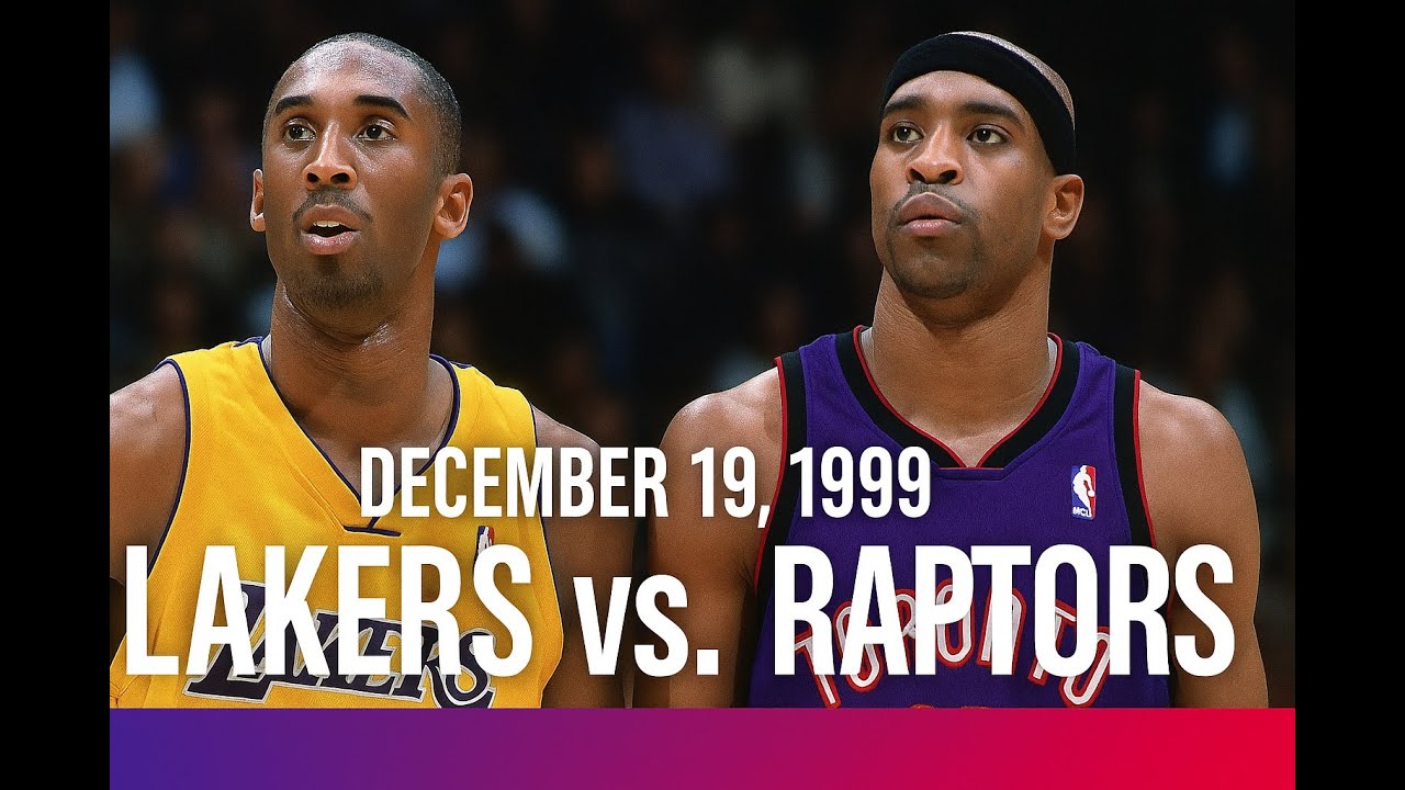 12/19/1999 Lakers vs. Raptors Kobe Bryant Full game