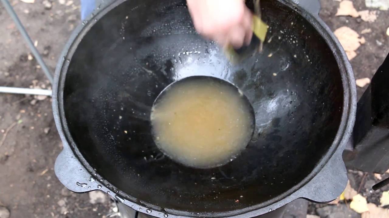 Как и чем мыть чугунный казан