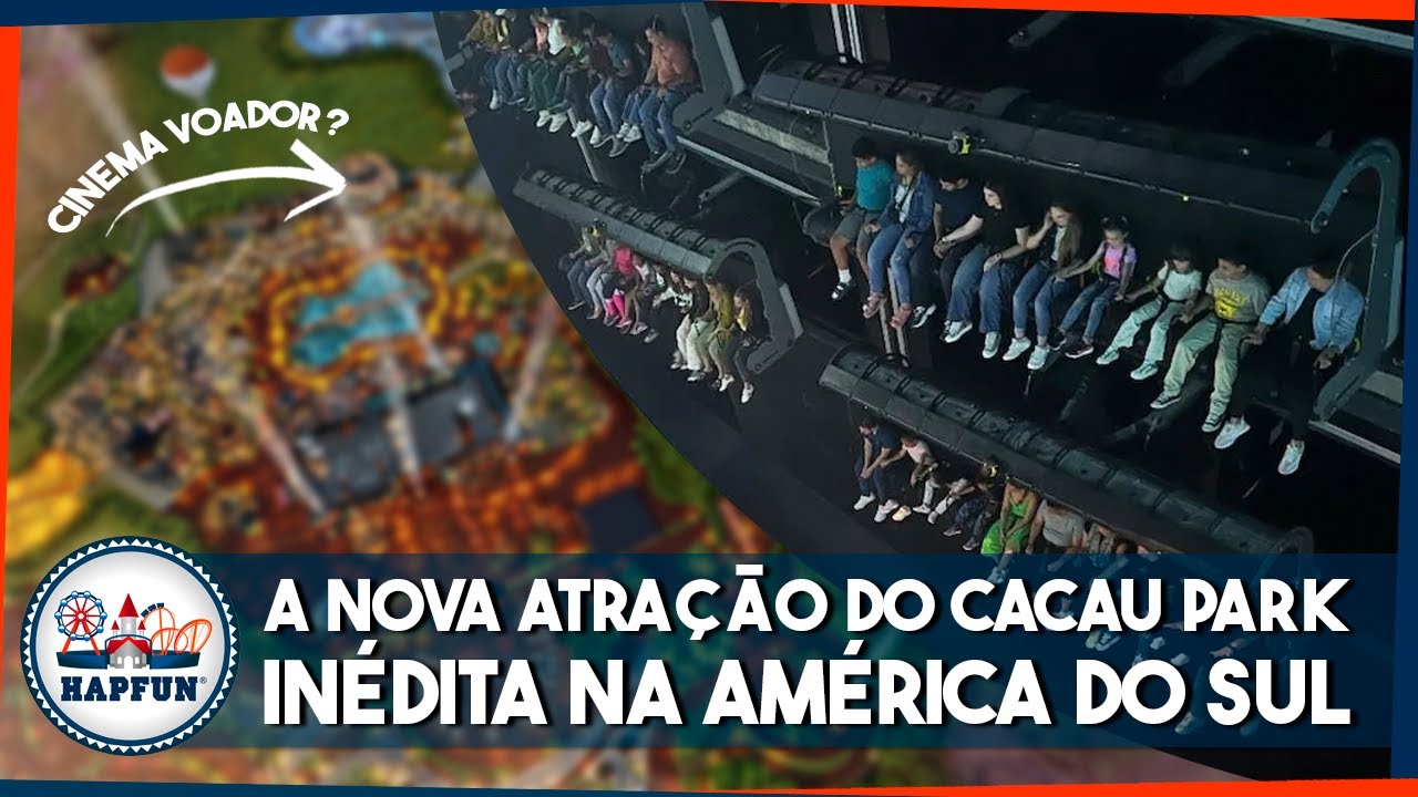 FLYING THEATER: Saiba tudo sobre esse simulador icônico que está chegando no Cacau Park!