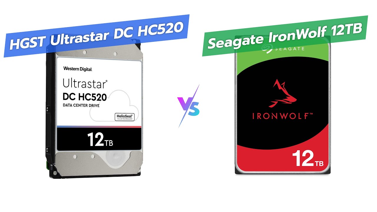 💾 HGST vs Seagate 12TB HDD Comparison! ⚡️