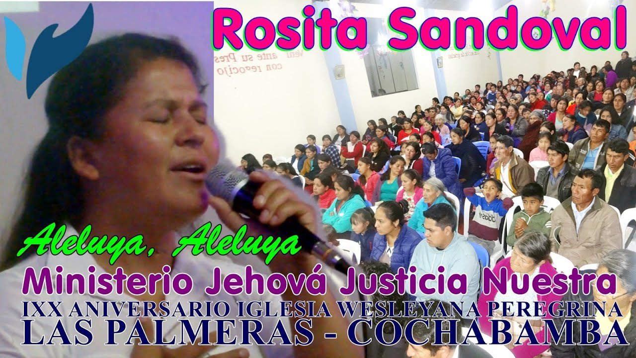 Rosita Sandoval en el IXX Aniversario Iglesia Wesleyana Peregrina Las Palmeras Cochabamba 2019
