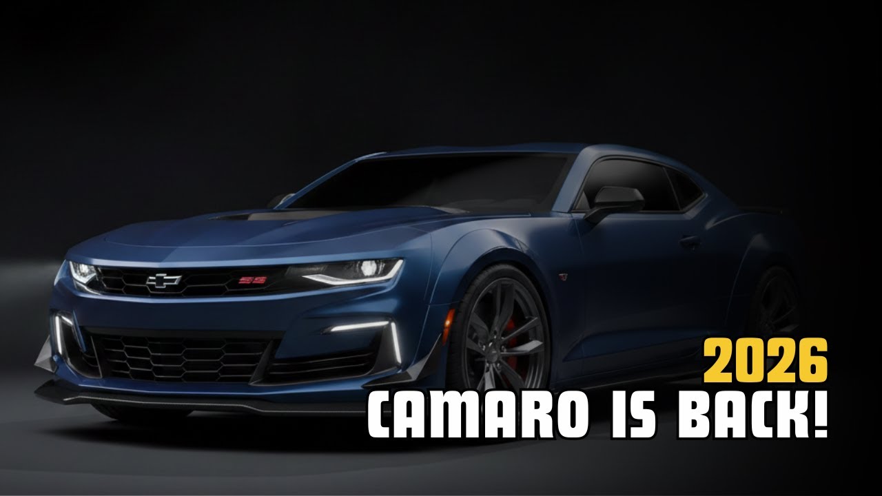 2026 Chevrolet Camaro SS Officially Unveiled | Next Generation Muscle Car Is Return