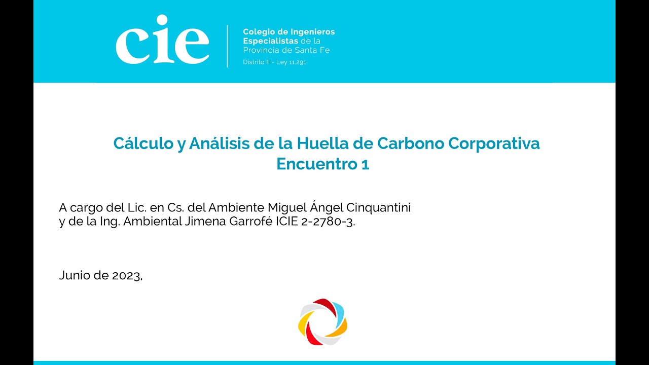 Cálculo y Análisis de la Huella de Carbono Corporativa - Formación 2023 - Encuentro 1