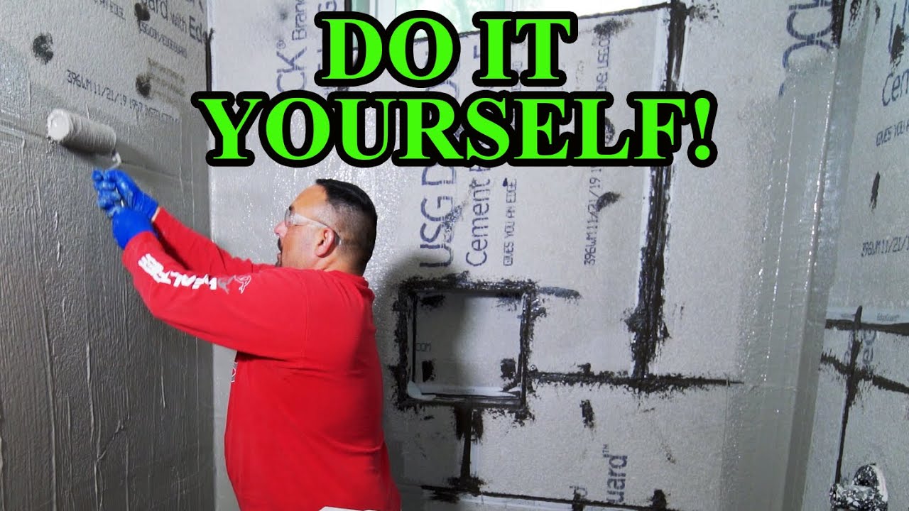 How to waterproof a shower - STEP BY STEP