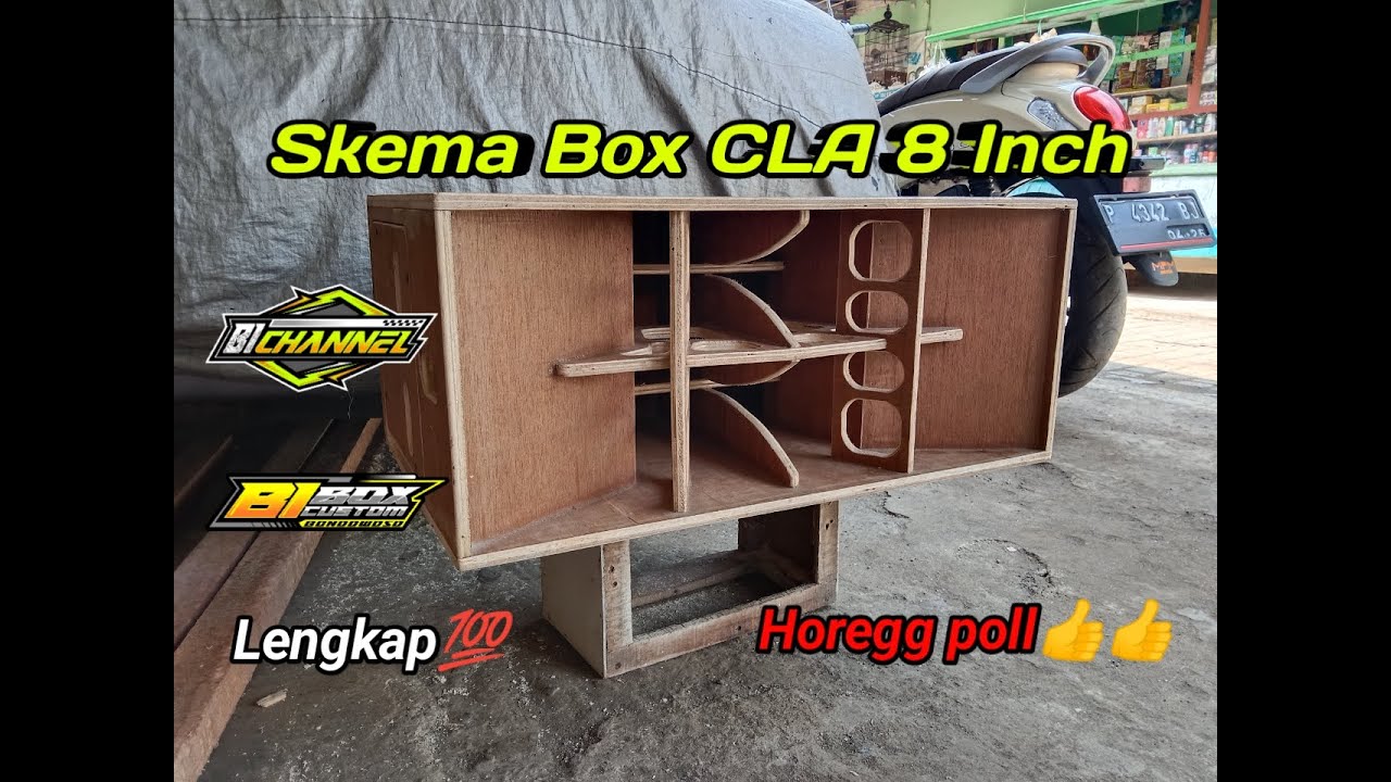 Skema Miniatur Box CLA 8 Inch Lengkap Horegg👍👍