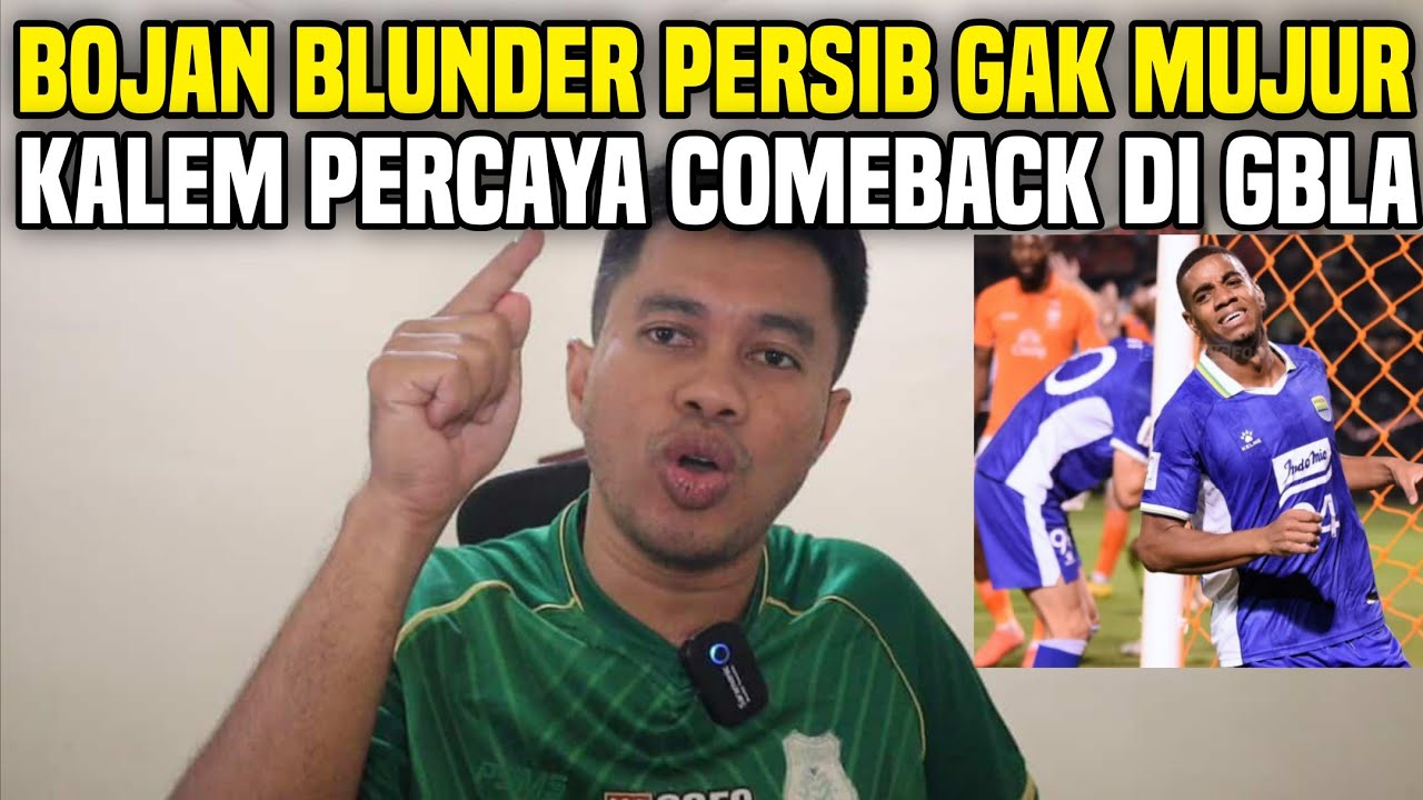 PERSIB KURANG MUJUR‼️YAKIN BISA COMEBACK DI GBLA‼️DAPAT PELAJARAN PENTING 
