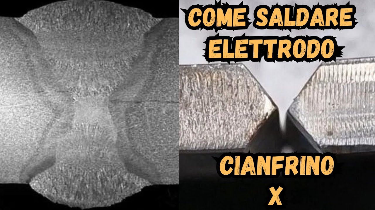 come saldare elettrodo a piena penetrazione cianfrino simbolo x Corso per saldatura