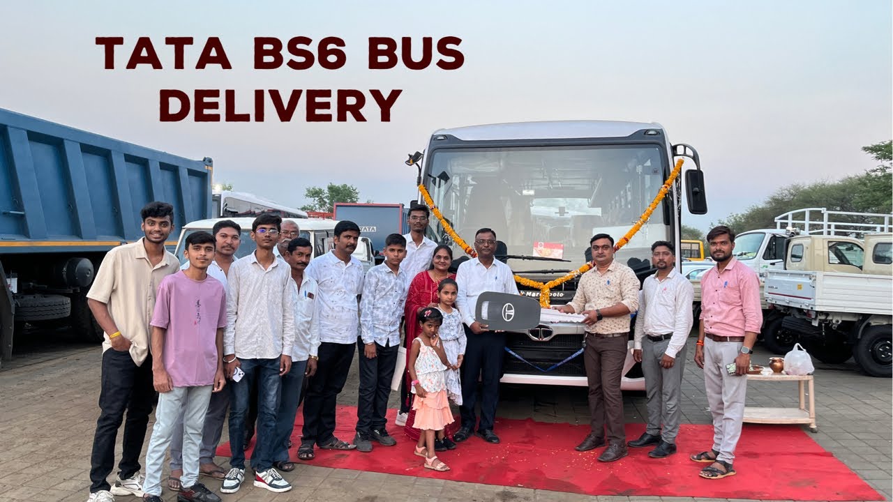TATA BS6 BUS | bus delivery  2k24 | TATA￼ | Showroom | Shri Krishna tours and travels l...