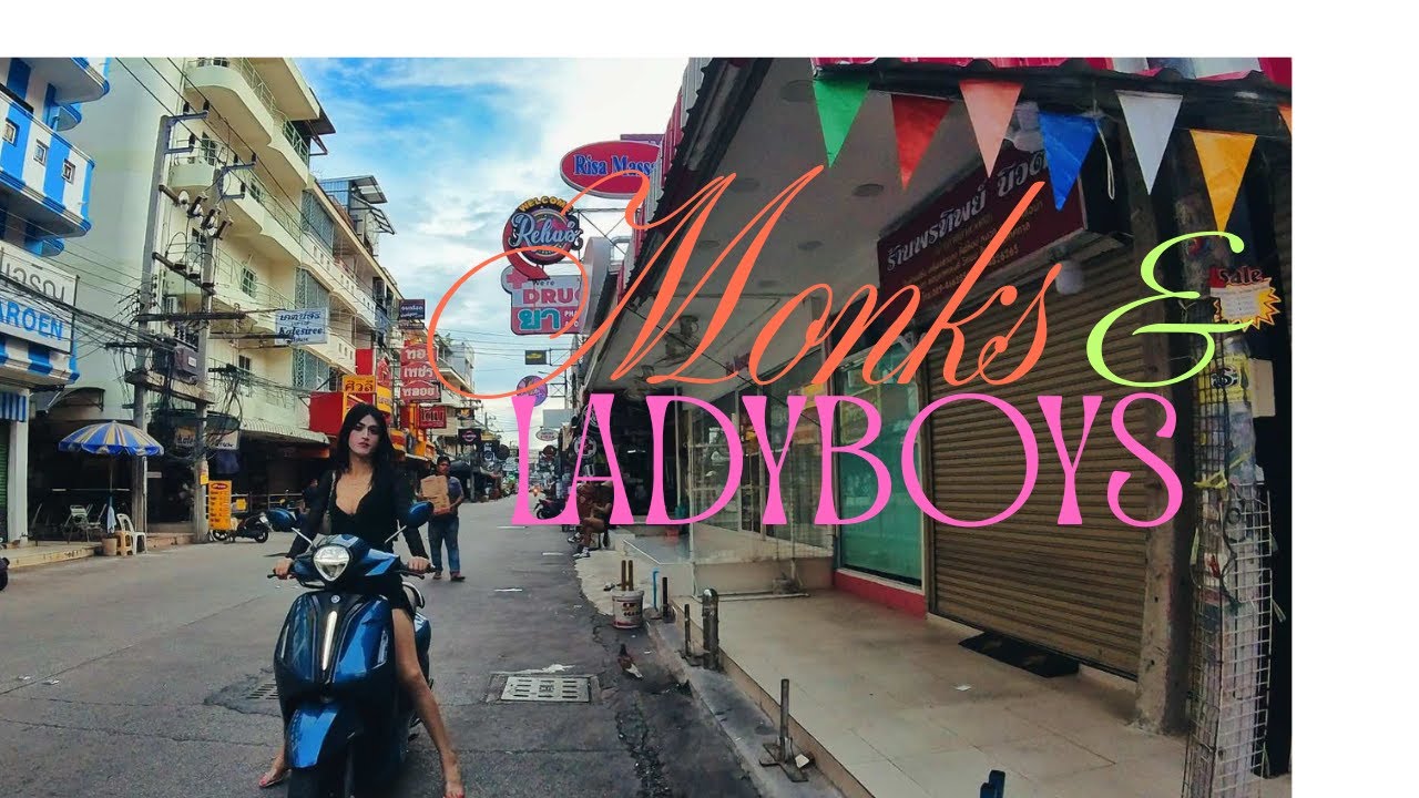 PATTAYA, THAILAND, Monks and Ladyboys