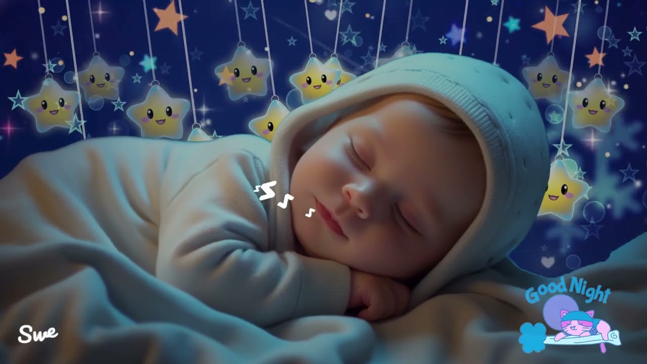 Baby Sleep Music🎶Make Baby Sleep Instantly in 3 Minutes💤Beat Insomnia Fast🌙Mozart & Brahms Lullabies