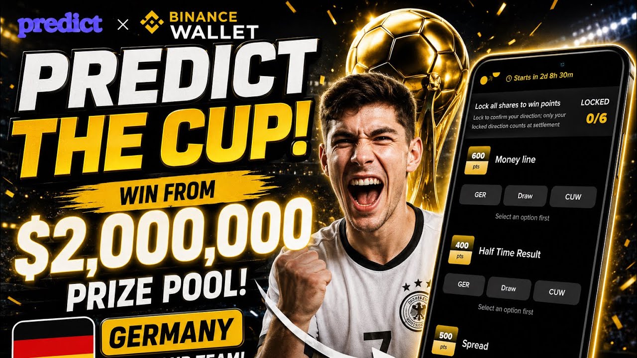 BINANCE PREDICT CUP 2026💰 WIN FROM $2,000,000 PRIZE POOL