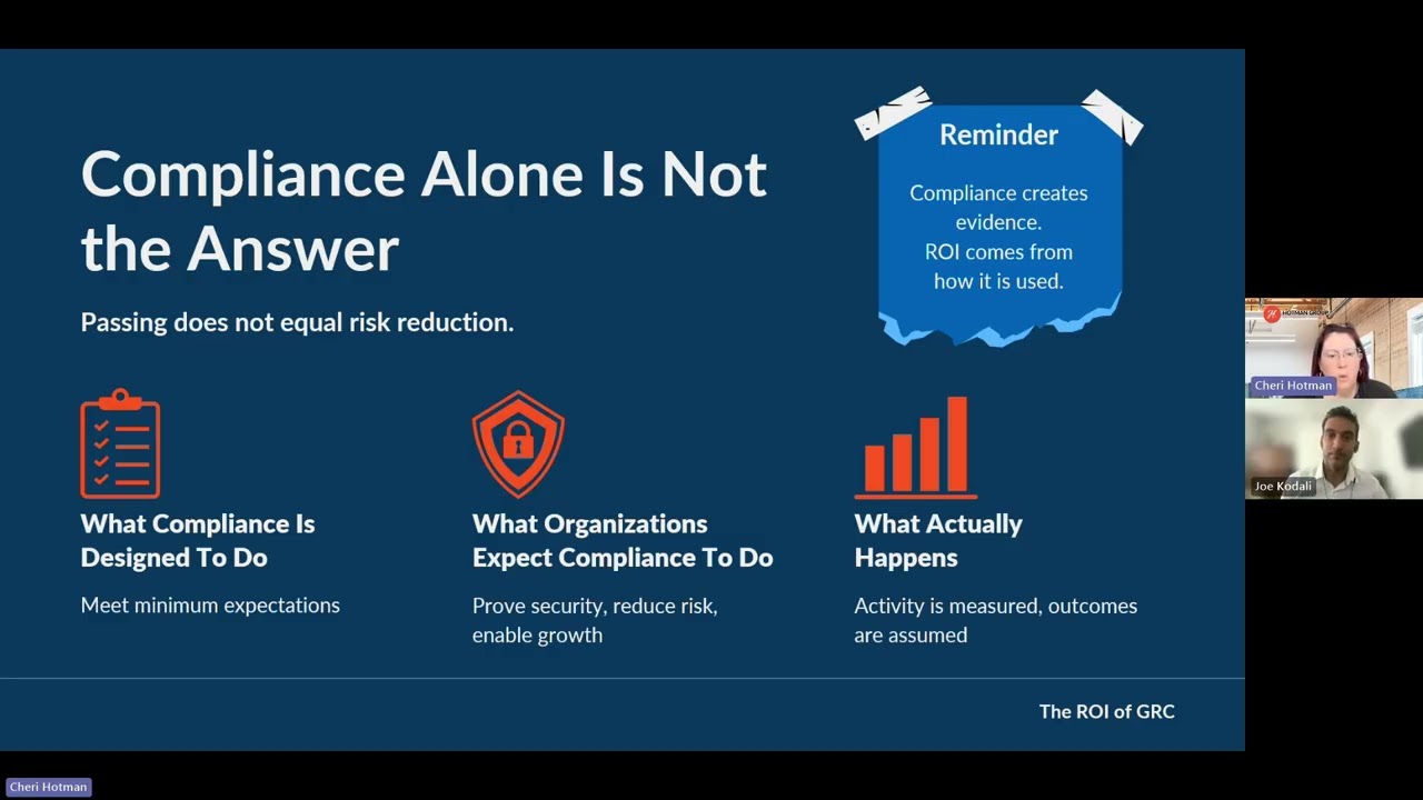 The ROI of GRC Turning Compliance into Competitive Advantage