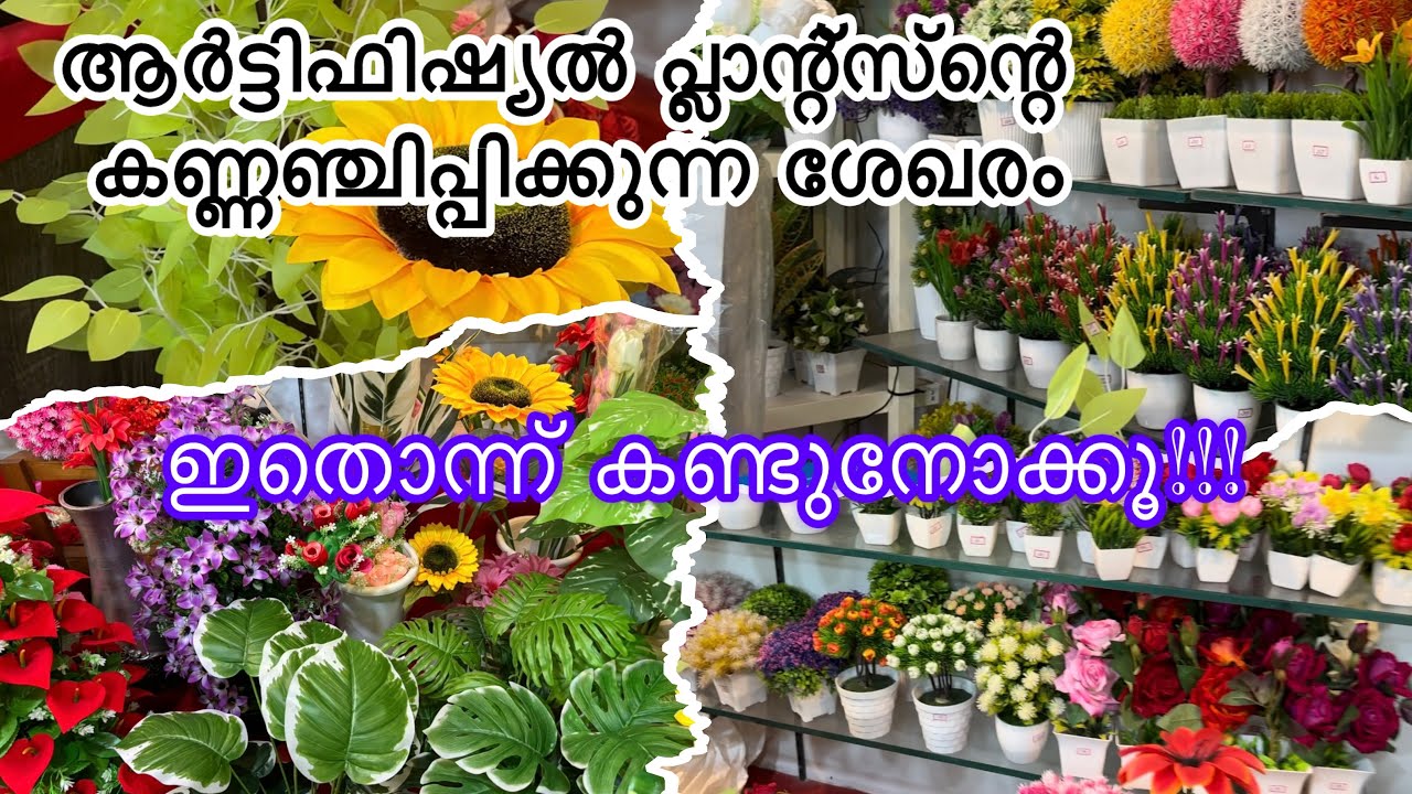 അടിപൊളി ആർട്ടിഫിഷ്യൽ പ്ലാന്റ്സ് വിലക്കുറവിൽ വേണോ Artificialplants /Exotic plants/Best homedecor