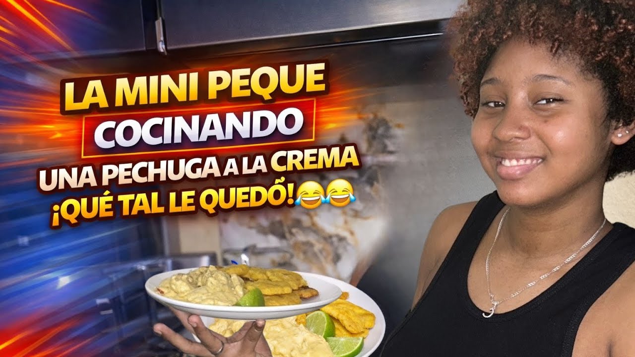 La Mini Peque cocinando Una Pechuga A la Plancha | Que Tal le Quedó ? 