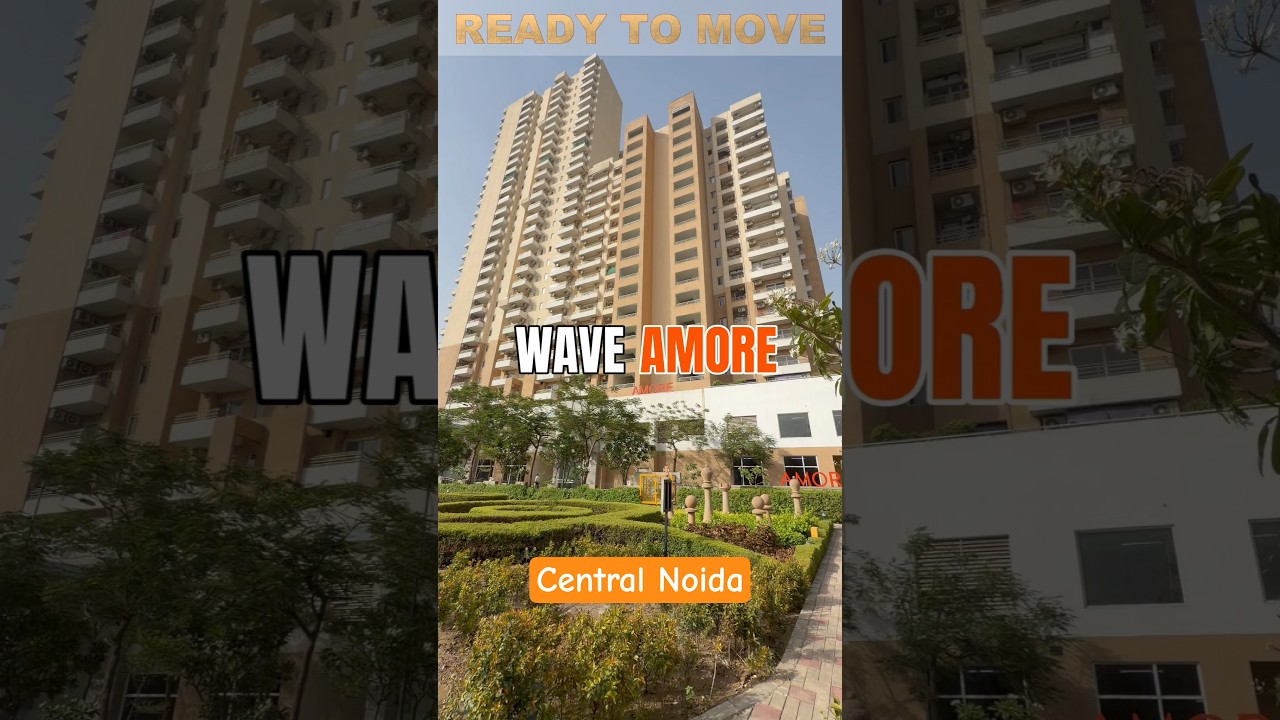 Wave Amore Ready to move Apartments in Noida #wavecity