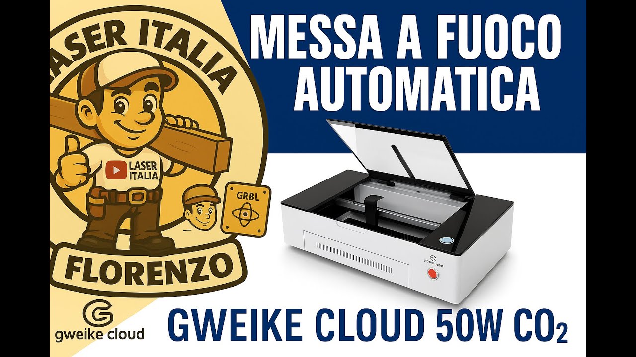Messa a Fuoco Automatica su Gweike Cloud 50W CO₂ &ndash; Guida Facile in Italiano