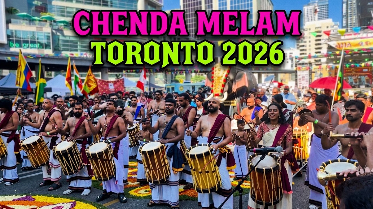🥁🌴🔥🎉TORONTO&rsquo;S BIG MAHA ONAM (CHENDA MELAM) CELEBRATION 2026!🌸