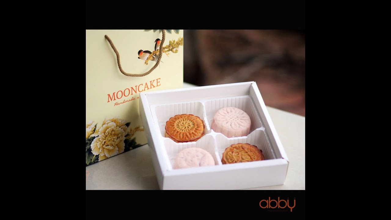 [Hướng dẫn d&ugrave;ng bộ kit trung thu bất bại] 4 b&aacute;nh nướng & 4 b&aacute;nh dẻo truyền thống 125g