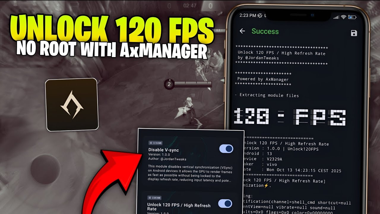НОВЫЙ способ разблокировать 120 FPS на Android ⚡ Без рута + настройка AxManager