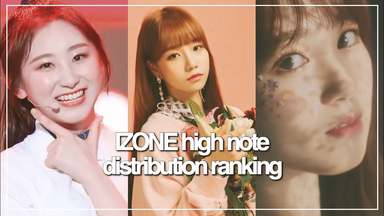 IZONE MEMBERS HIGH NOTES DISTRIBUTION RANKING [PRODUCE48 & IZONE]