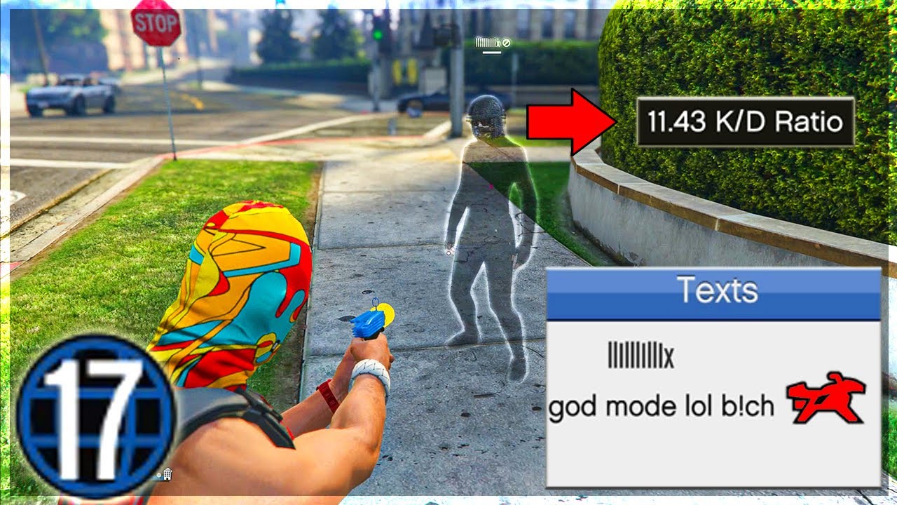 11.43 KD Cargo Griefer Claims My Level 17's In God Mode on GTA Online