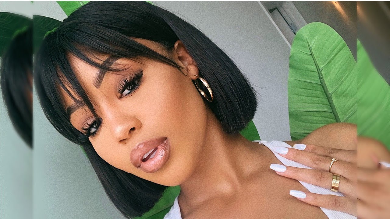 SHORT BOB AND FRINGE BANGS TUTORIAL