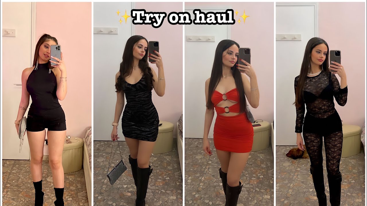 TRY ON HAUL VESTITI PER LA DISCO *Shein, Pull&Bear, H&M*