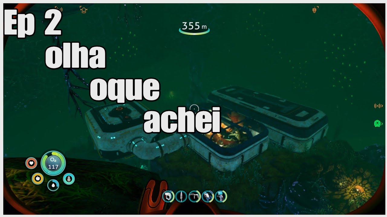 Ep 2 de SUBNAUTICA BELOW ZERO explorei e olha oque achei 
