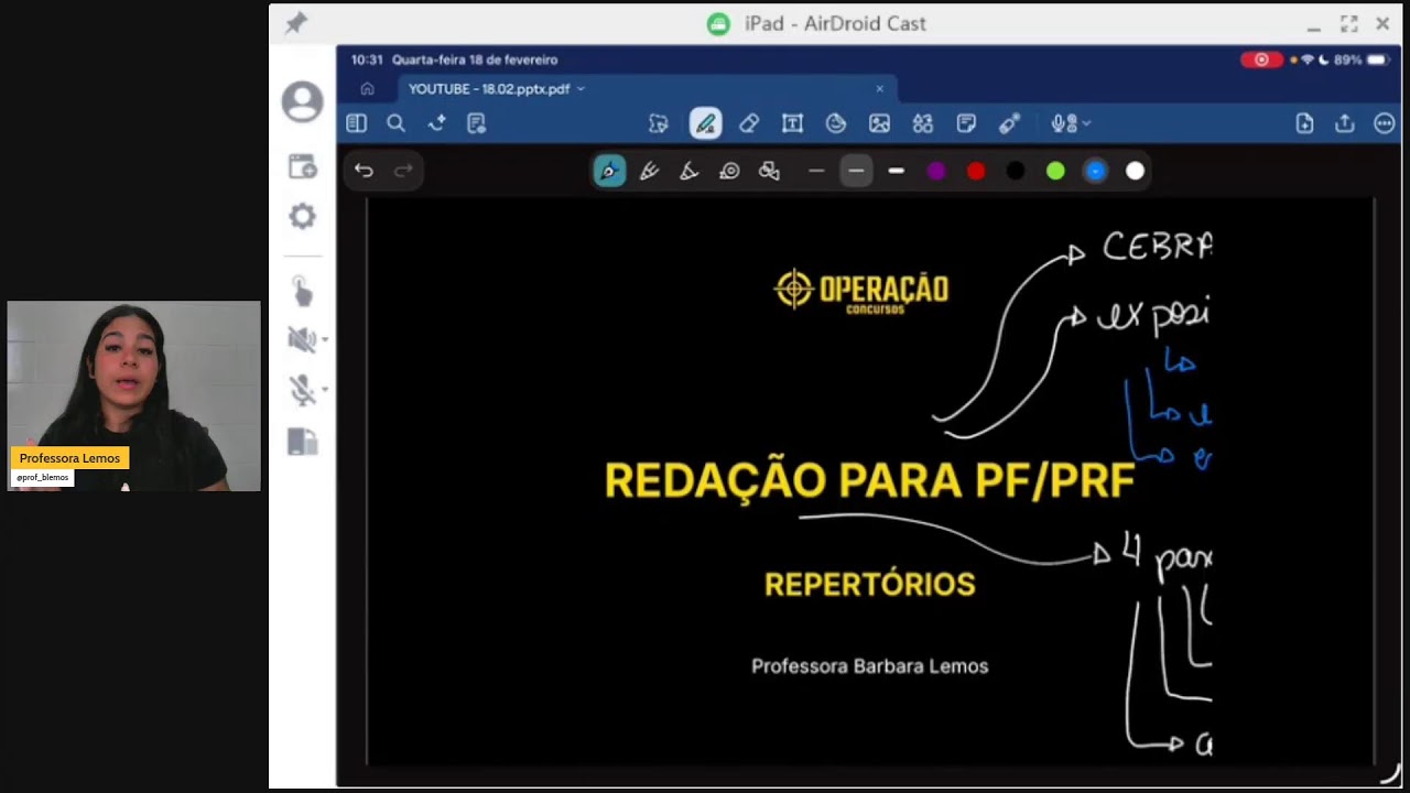 Redação para PF e PRF | Operação Concursos