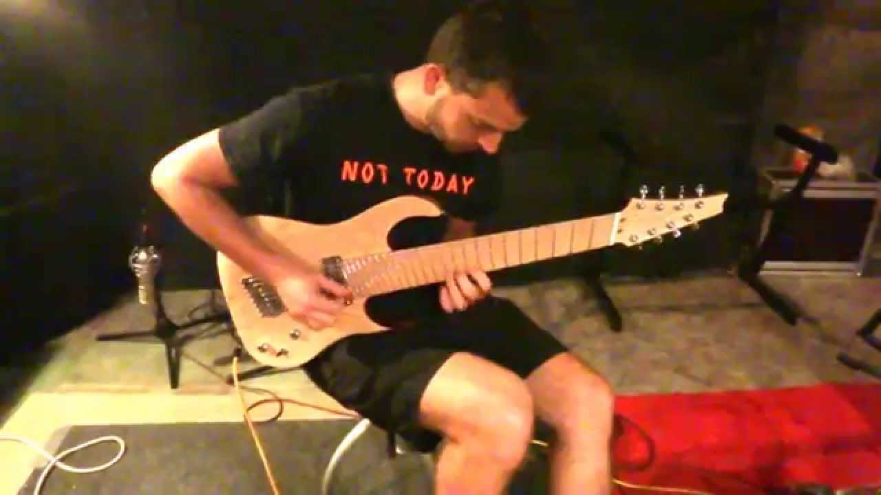 sga.guitars 8 string electric guitar first loud test