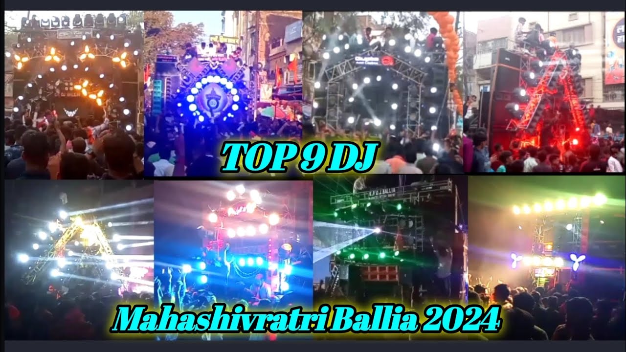 Mahashivratri Ballia 2024 Top 9 DJ #viral #viralvideo @armusicballia2607