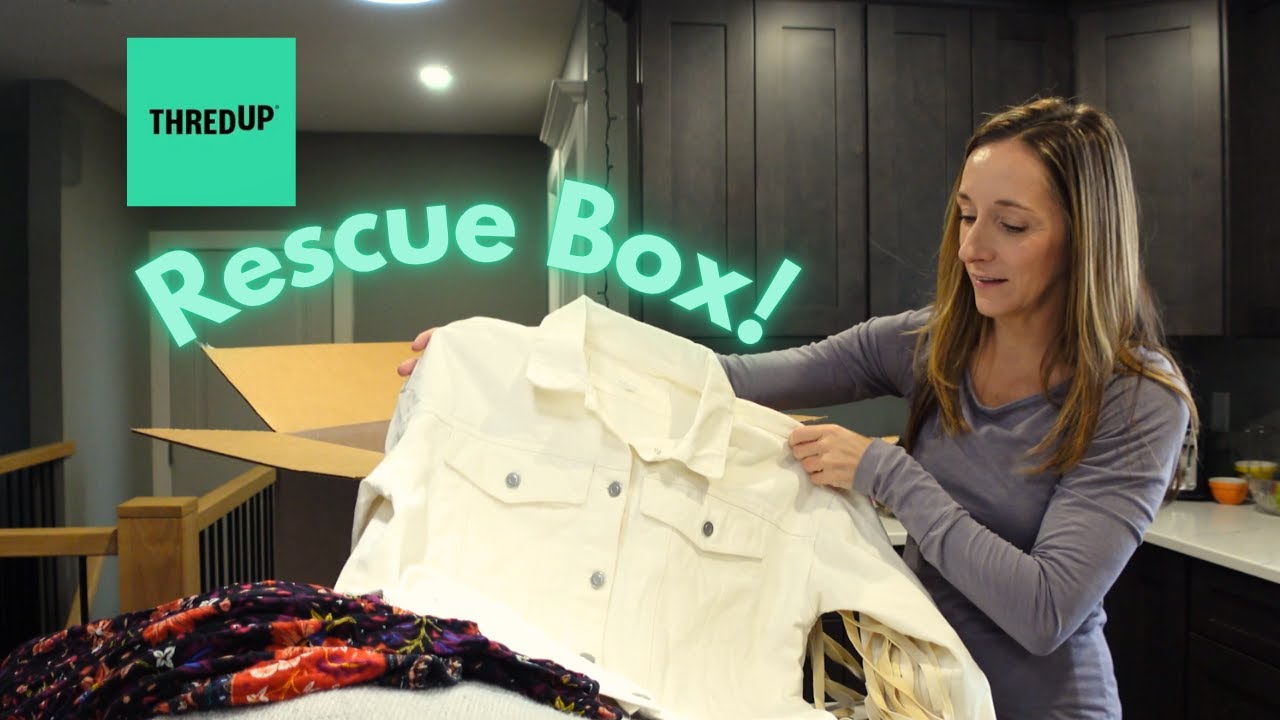 This 50-LB ThredUp Rescue Box Was a WILD RIDE