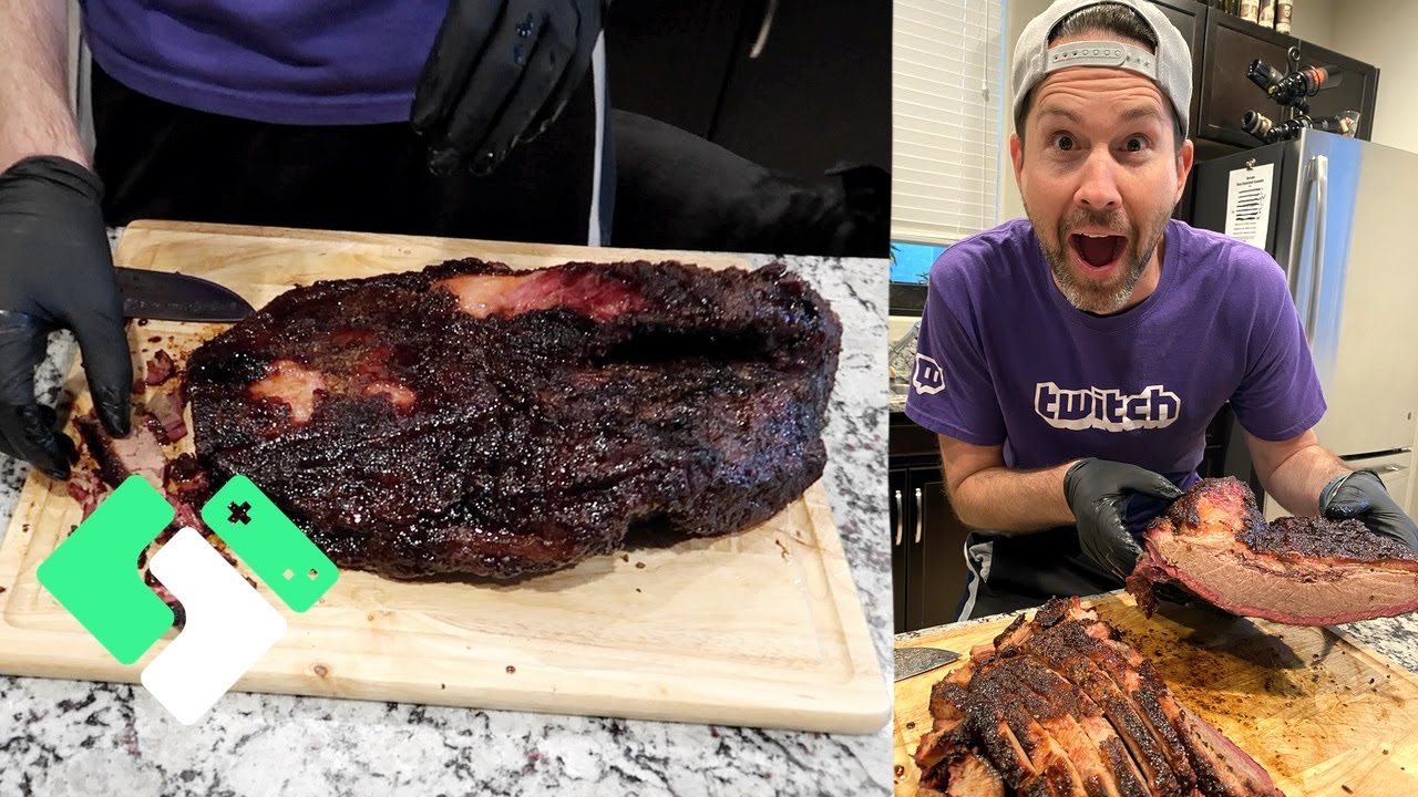 Smoking My First Brisket! | Clintus.tv