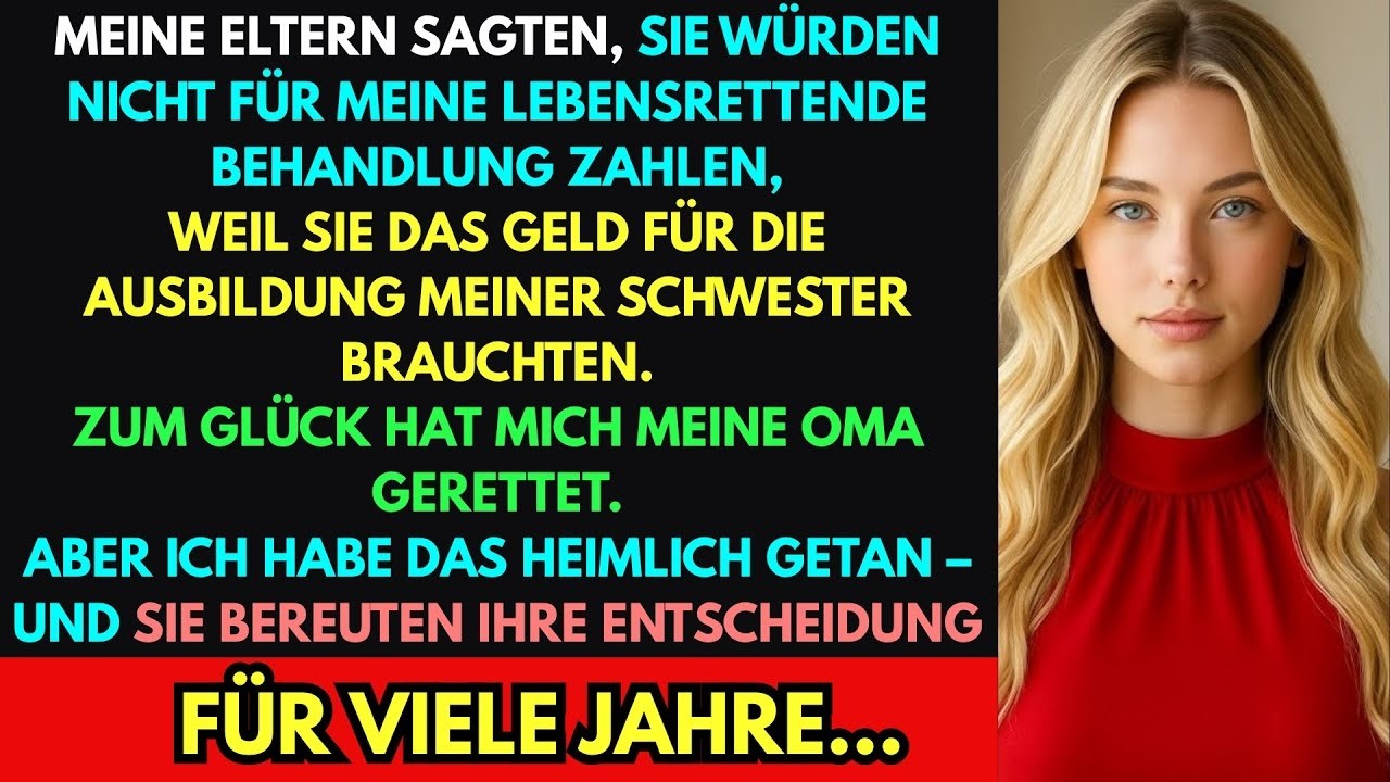 Im Krankenhaus ließen mich meine Eltern im Stich–nur um das Studium meiner Schwester zu finanziere