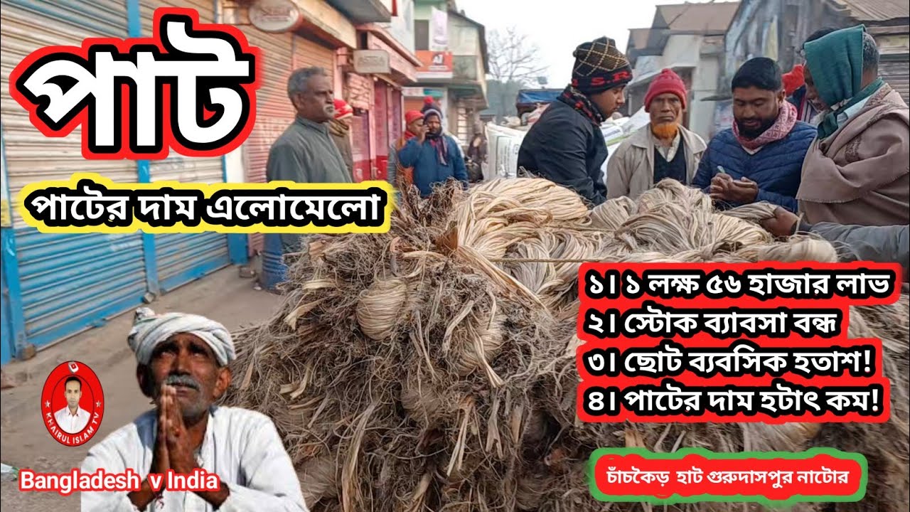 আজকের পাটের দাম কমতি | কৃষক ও ব্যবসায়ীরা হতাশ 😢 | ২৭-০১-২৬ | চাঁচকৈড় বাজার | গুরুদাসপুর নাটোর