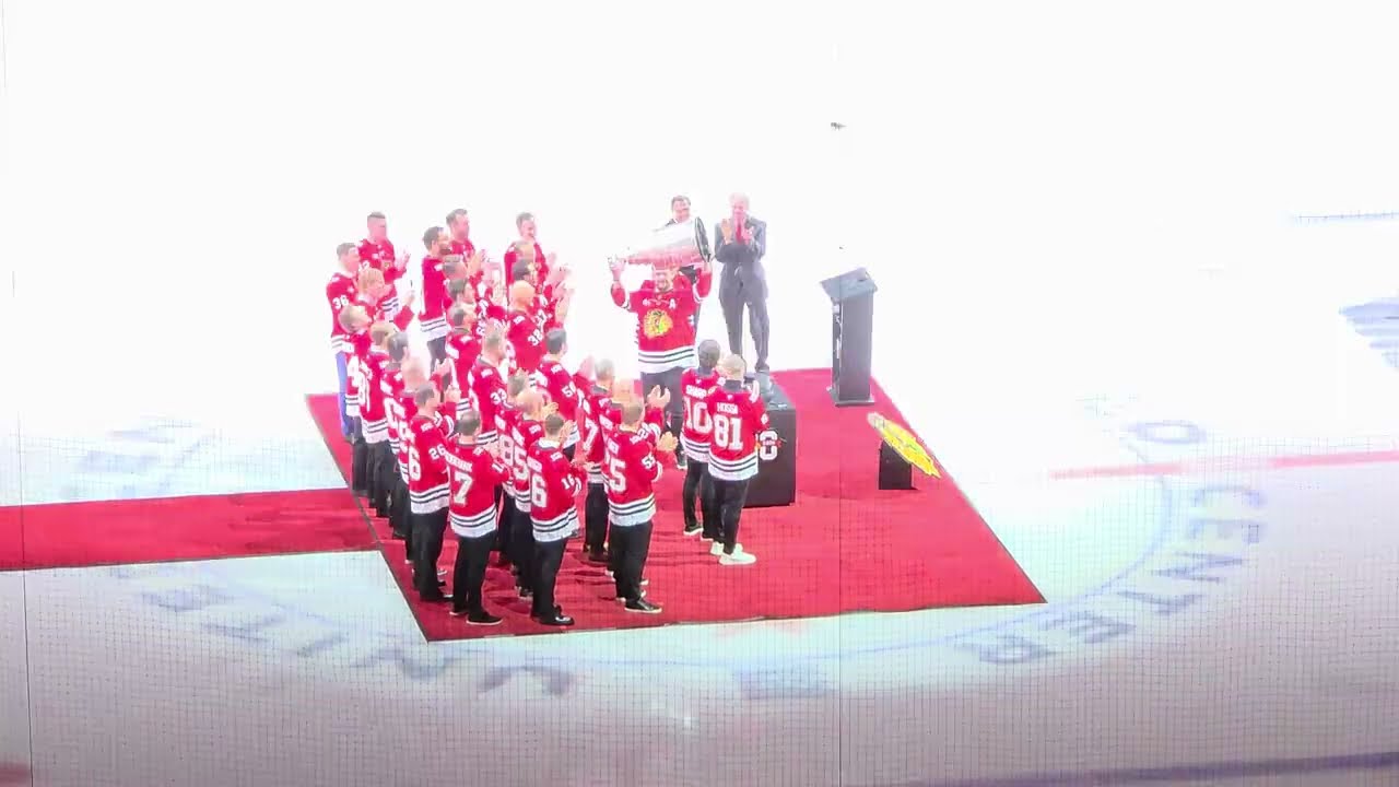 Chicago Blackhawks The Banner Years Centennial Celebration Night Ceremony 1-17-2026