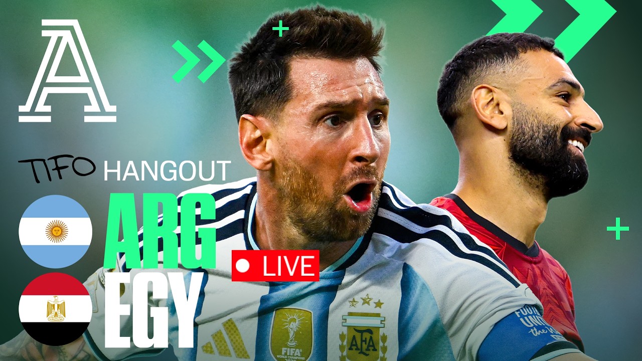 Argentina vs Egypt Live Watchalong | @TheAthleticFC x @Tifo World Cup Clubhouse