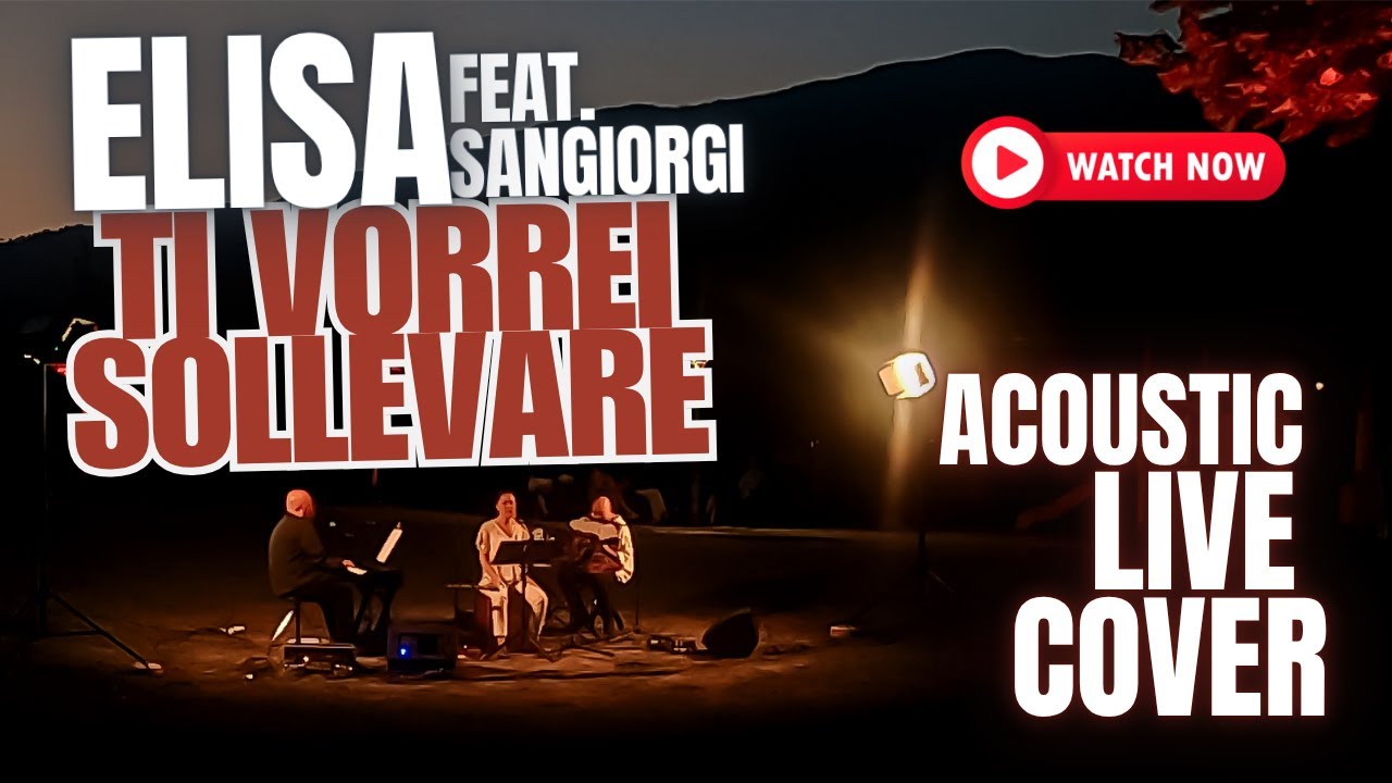 Ti Vorrei Sollevare - Elisa ft. Sangiorgi | Acoustic Cover Live (from Vita da Cantautrice)