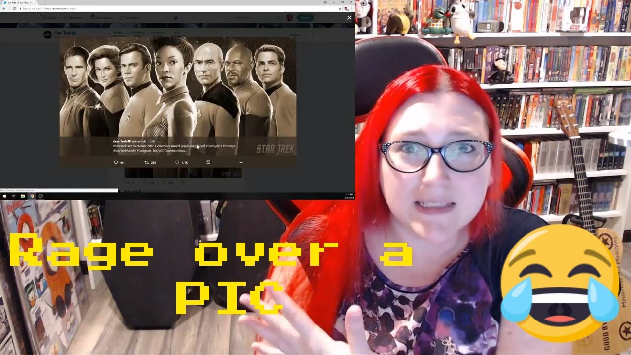 Star Trek fan  MechaRandom42 gets angry about a PIC!