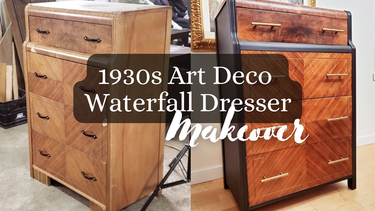 1930s Art Deco Dresser Restoration & Makeover