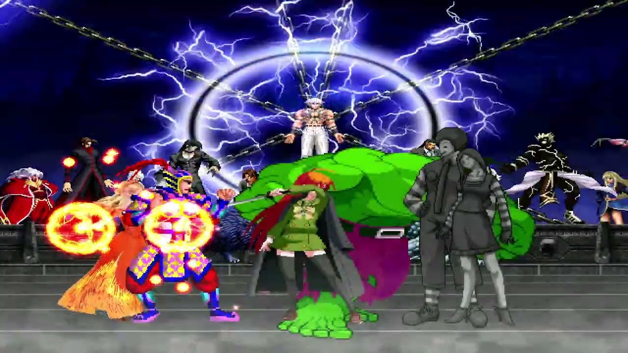 KOF MUGEN Tag Mulan EX True Fire Anna Shana (ZET) Powerscaling Hulk vs Dark Donald
