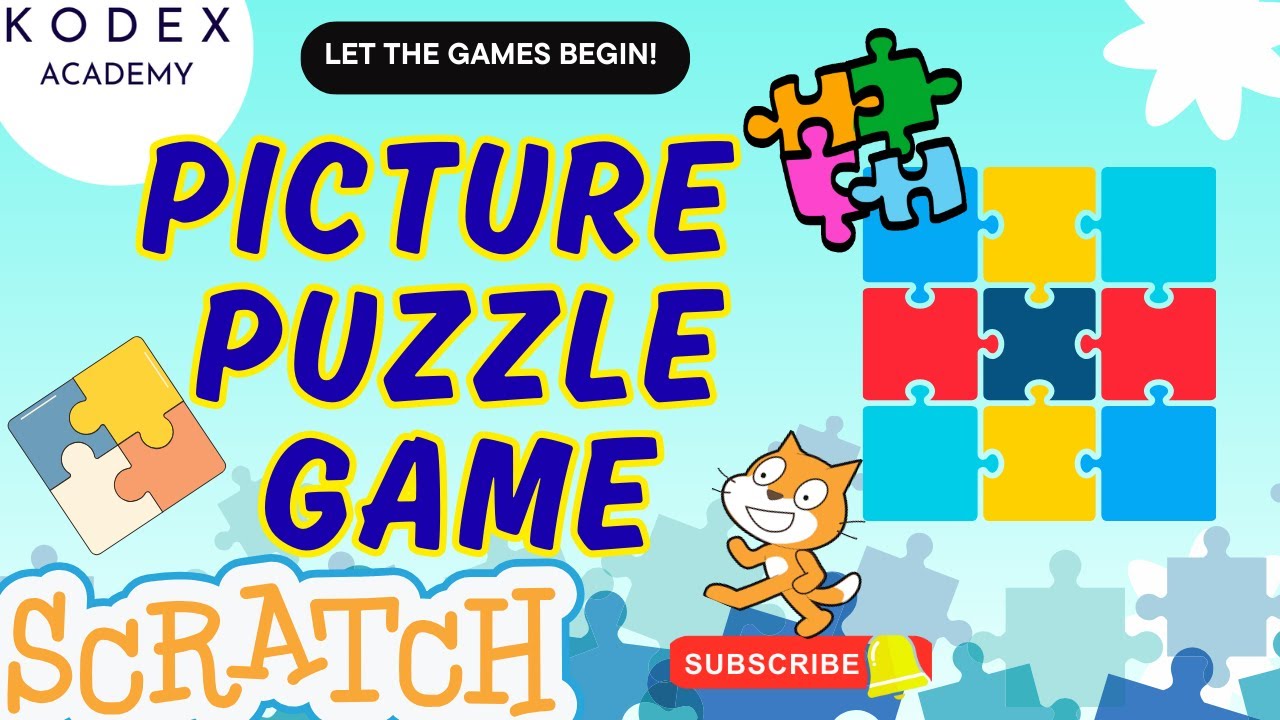 Create a Fun Picture Puzzle Game in Scratch | Drag & Drop Jigsaw Tutorial for Beginners #kids coding